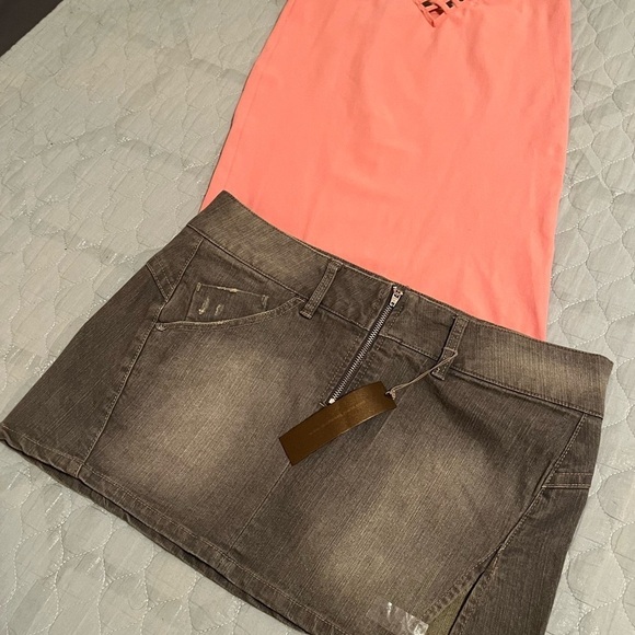 DUTCHESS BUNDLE~NWT~JEAN SKIRT & BLOUSE~11 - Picture 6 of 9